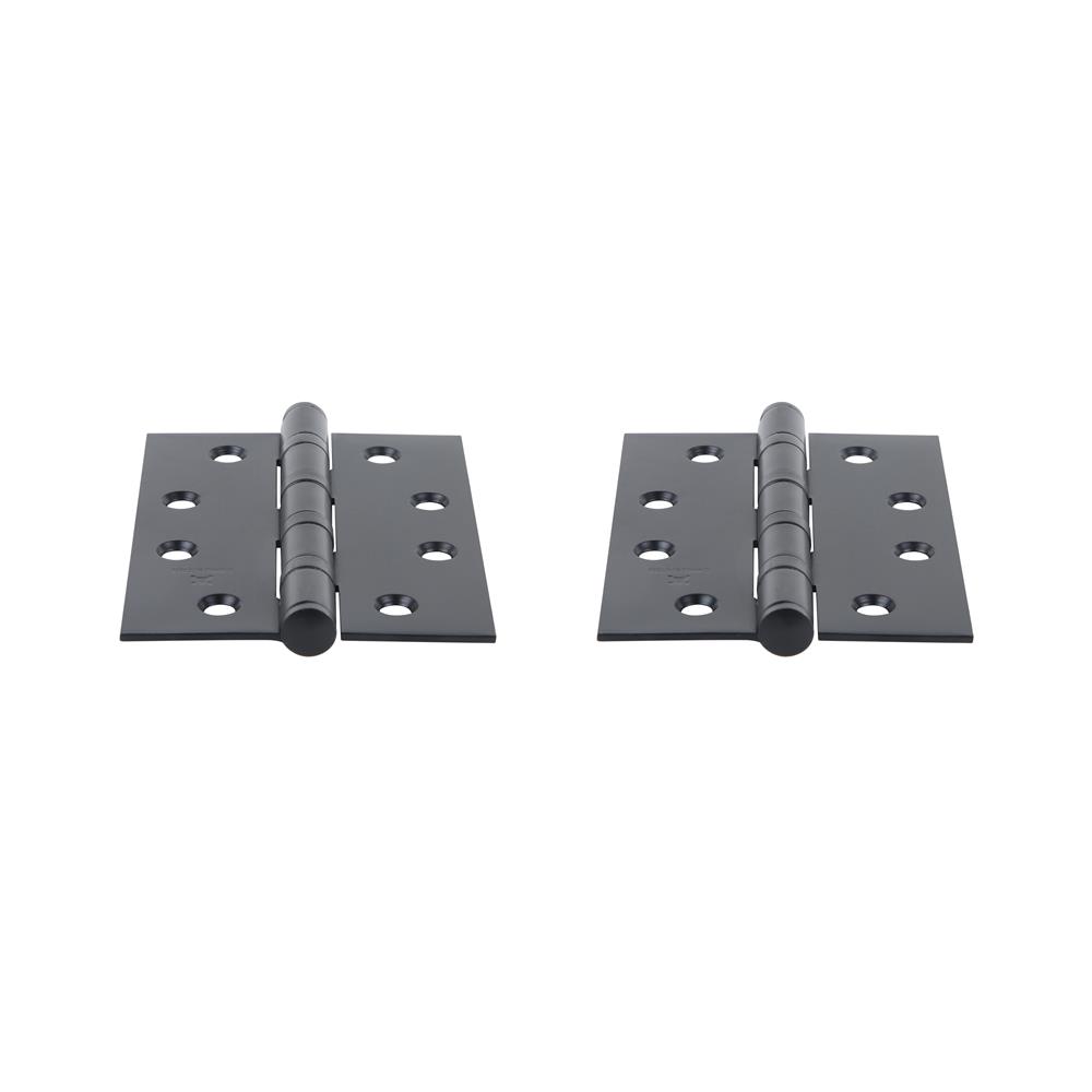 บานพับ 4X3 นิ้ว X 2 มม. HAFELE 489.04.031 สีดำ แพ็ก 2 ชิ้น