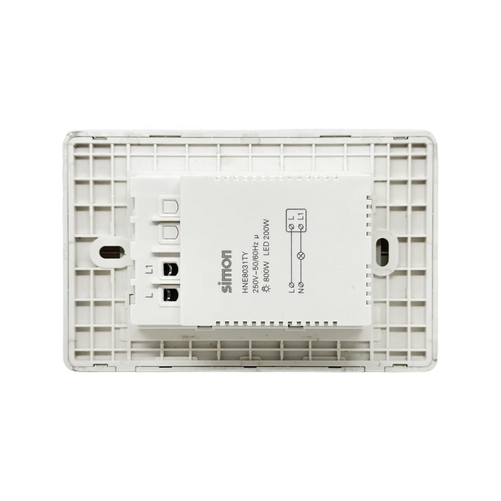 สวิตซ์ไฟอัจฉริยะ 1 ช่อง SIMON SIM52S-01-IOTTE-WH สีขาว