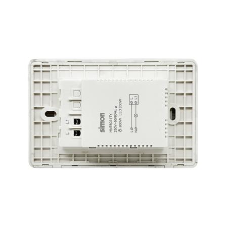 สวิตซ์ไฟอัจฉริยะ 1 ช่อง SIMON SIM52S-01-IOTTE-WH สีขาว_2