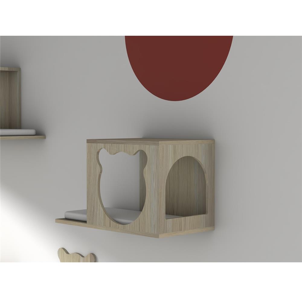 บ้านแมวทรงกล่องติดผนัง LUVORA CATASS05 30X60X33.1 ซม.