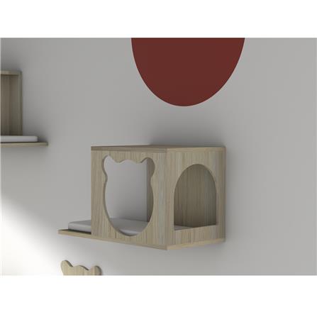 บ้านแมวทรงกล่องติดผนัง LUVORA CATASS05 30X60X33.1 ซม._2