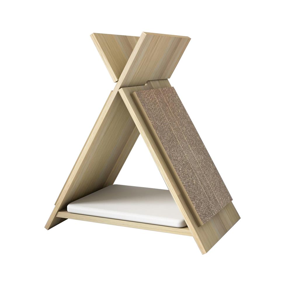 บ้านแมวพร้อมที่ลับเล็บ LUVORA CATHOME05 50X21X30 ซม.