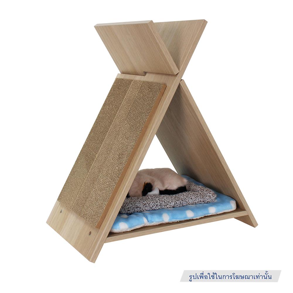 บ้านแมวพร้อมที่ลับเล็บ LUVORA CATHOME05 50X21X30 ซม.