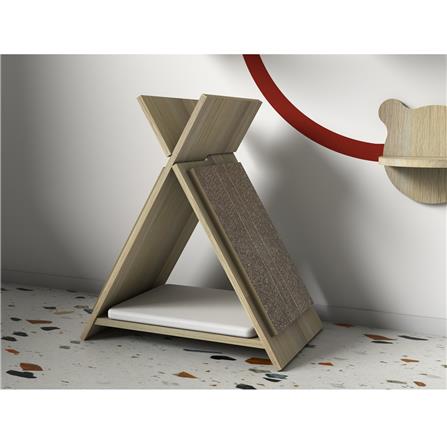 บ้านแมวพร้อมที่ลับเล็บ LUVORA CATHOME05 50X21X30 ซม._8