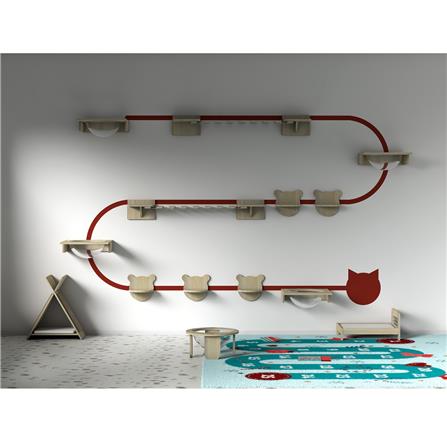 บ้านแมวพร้อมที่ลับเล็บ LUVORA CATHOME05 50X21X30 ซม._10