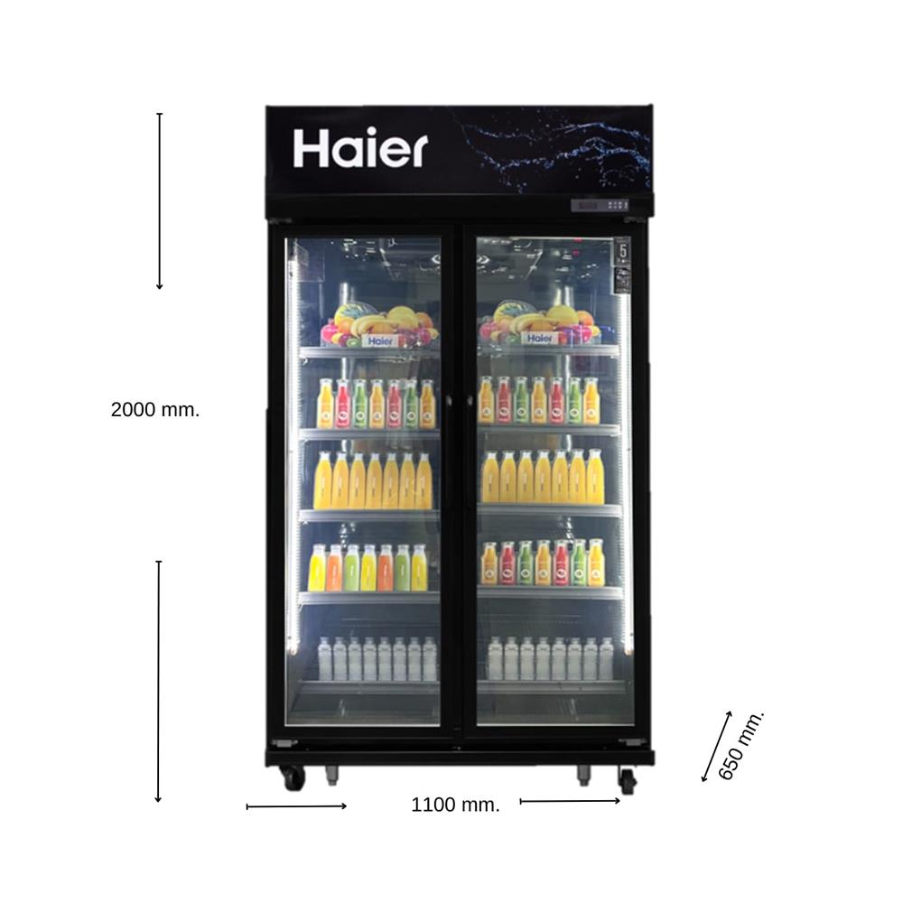 ตู้เครื่องดื่ม 2 ประตู HAIER SC-768BPCS3 26.8 คิว สีดำ