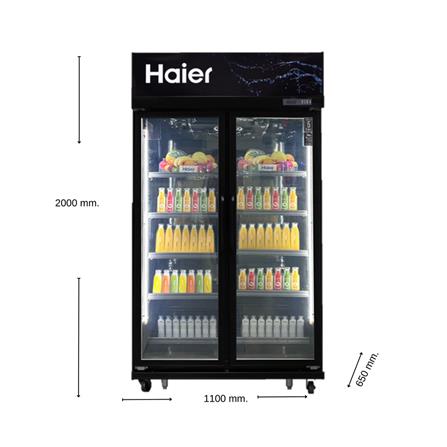 ตู้เครื่องดื่ม 2 ประตู HAIER SC-768BPCS3 26.8 คิว สีดำ_3