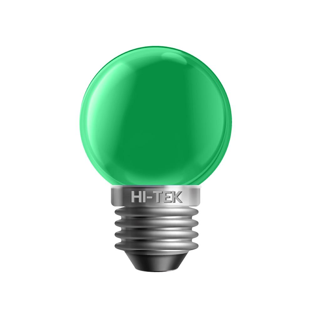 หลอด LED HI-TEK PING PONG 2.5 วัตต์ สีเขียว E27