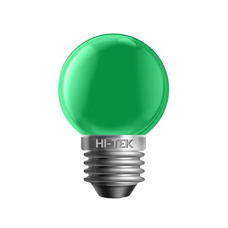 หลอด LED HI-TEK PING PONG 2.5 วัตต์ สีเขียว E27_0