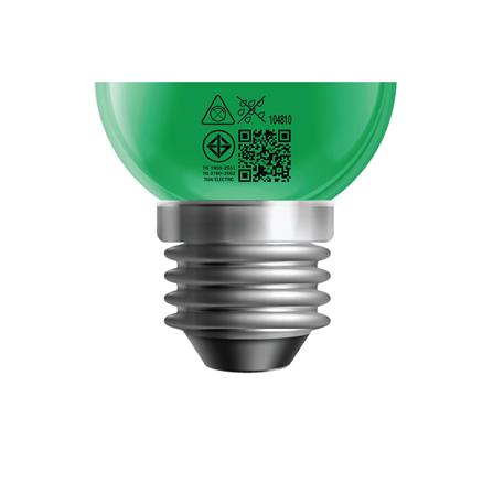 หลอด LED HI-TEK PING PONG 2.5 วัตต์ สีเขียว E27_7