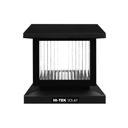 ไฟหัวเสา SOLAR HI-TEK HFSPS0200C 40 วัตต์ DAYLIGHT/WARM WHITE สีดำ_1