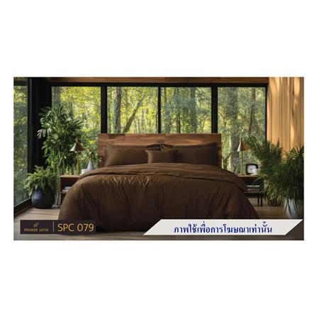 ชุดผ้าปูที่นอน 6 ฟุต 3 ชิ้น PREMIER SATIN ROYAL TOUCH SOLID SPC079_0