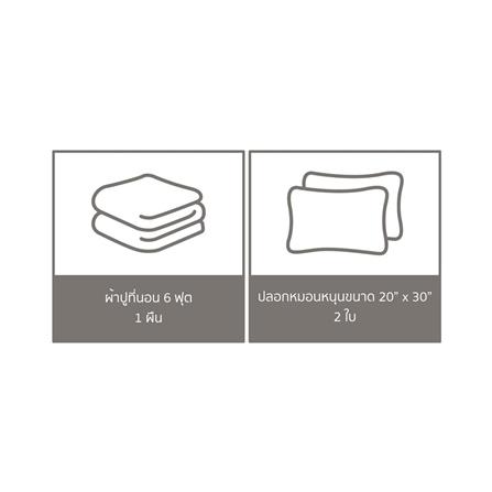 ชุดผ้าปูที่นอน 6 ฟุต 3 ชิ้น PREMIER SATIN ROYAL TOUCH SOLID SPC079_5