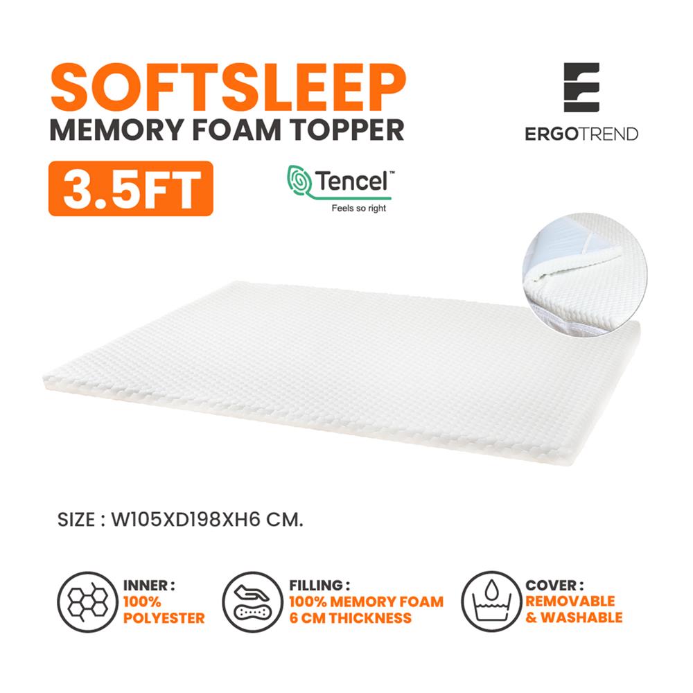 แผ่นรองนอน 3.5 ฟุต ERGOTREND SOFT SLEEP