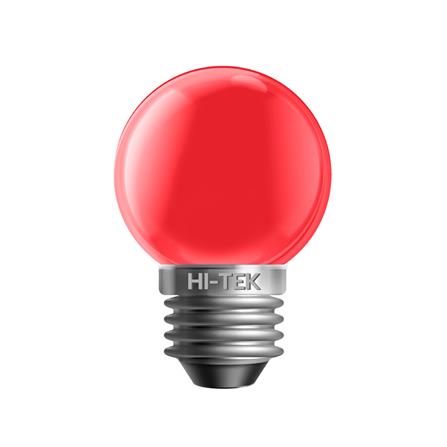 หลอด LED HI-TEK PING PONG 2.5 วัตต์ สีแดง E27_0