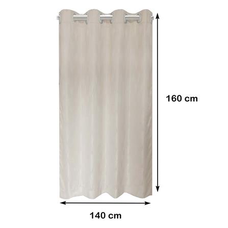ผ้าม่าน EYELET HOME LIVING STYLE DENVER UV 140X160 ซม. สีครีม_6