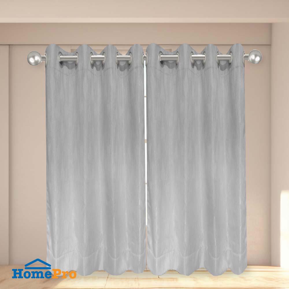 ผ้าม่าน EYELET HOME LIVING STYLE DENVER UV 140X220 ซม. สีเทา