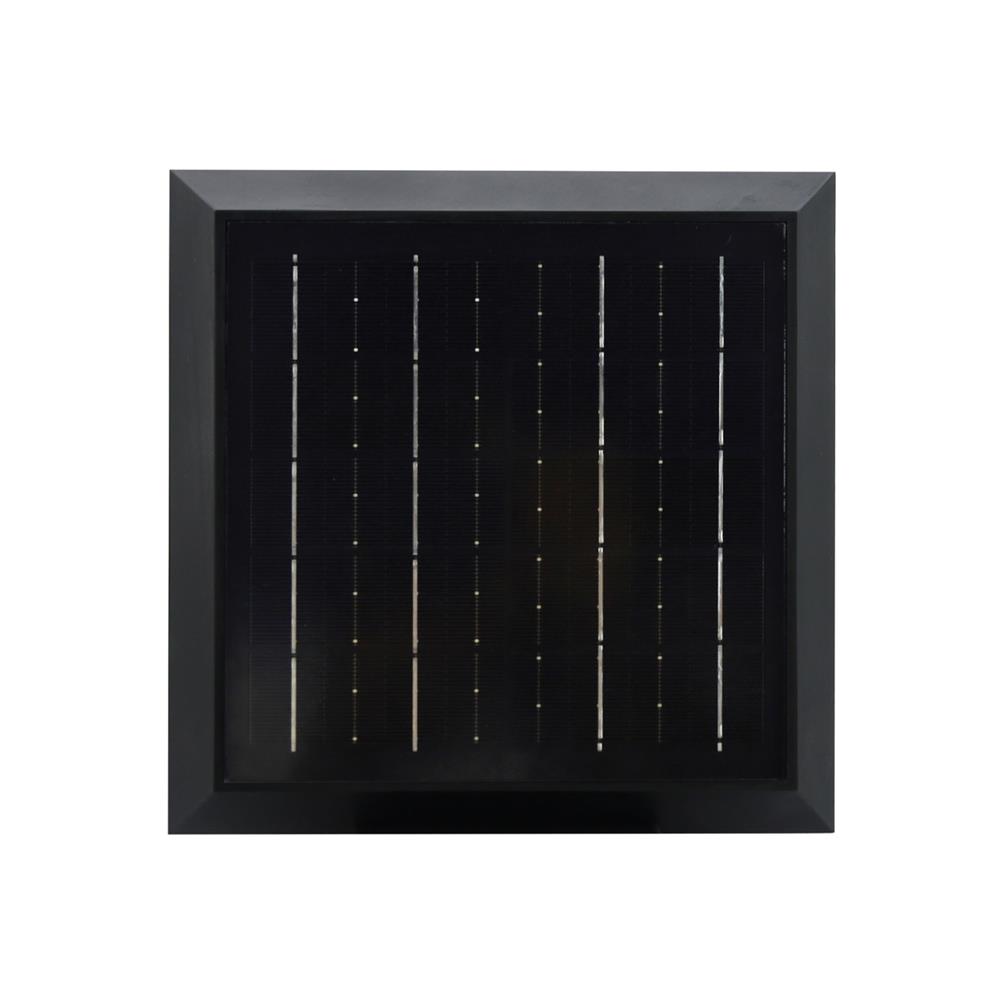 ไฟหัวเสา SOLAR HI-TEK HFSPS0200O 40 วัตต์ DAYLIGHT/WARM WHITE สีดำ