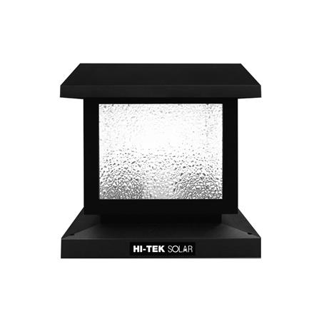 ไฟหัวเสา SOLAR HI-TEK HFSPS0200O 40 วัตต์ DAYLIGHT/WARM WHITE สีดำ_1