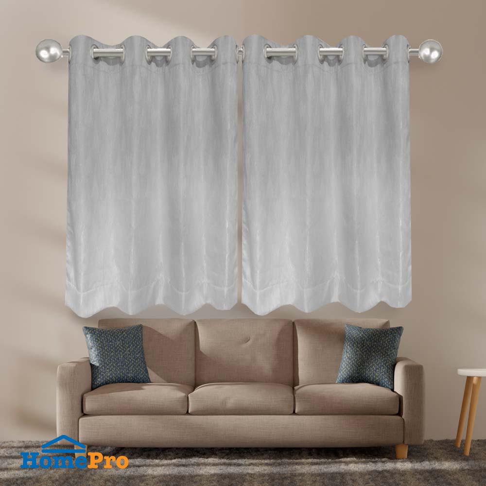 ผ้าม่าน EYELET HOME LIVING STYLE DENVER UV 140X160 ซม. สีเทา