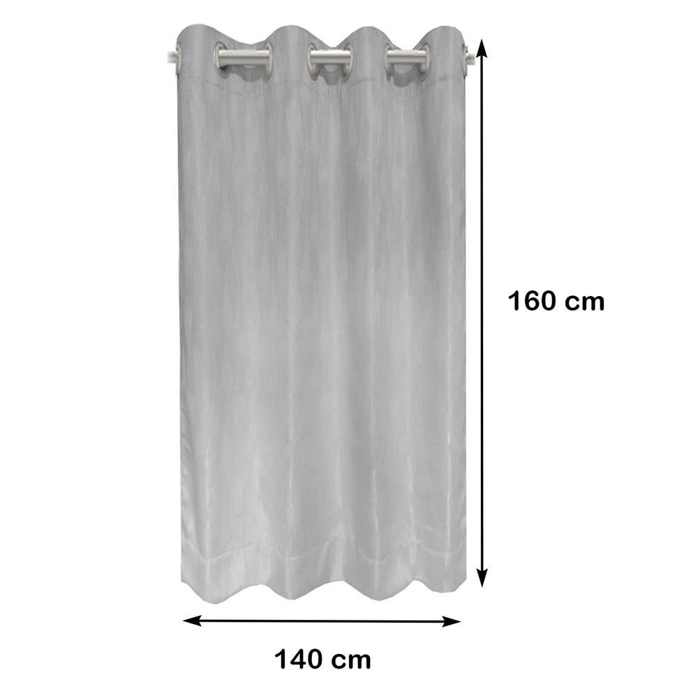 ผ้าม่าน EYELET HOME LIVING STYLE DENVER UV 140X160 ซม. สีเทา