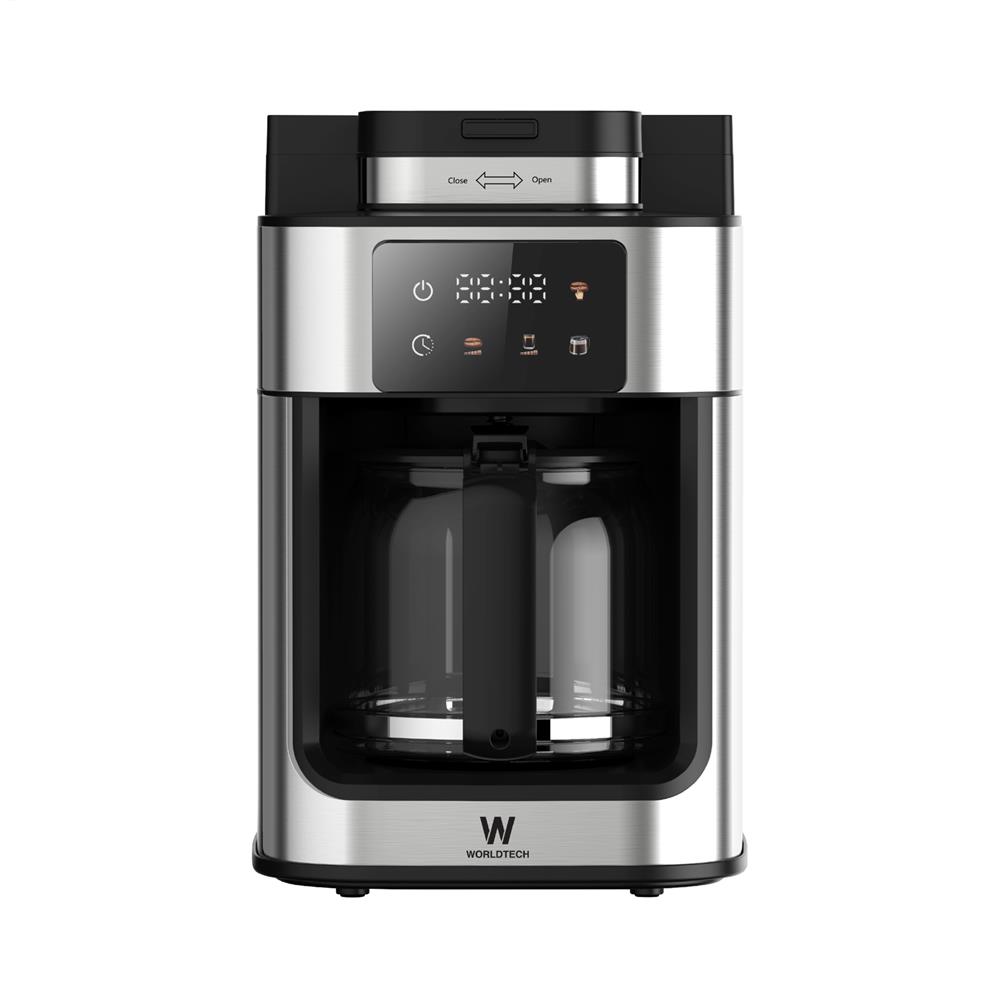 เครื่องชงกาแฟดริป WORLDTECH WT-CM315T สีเงิน