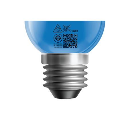 หลอด LED HI-TEK PING PONG 2.5 วัตต์ สีน้ำเงิน E27_7