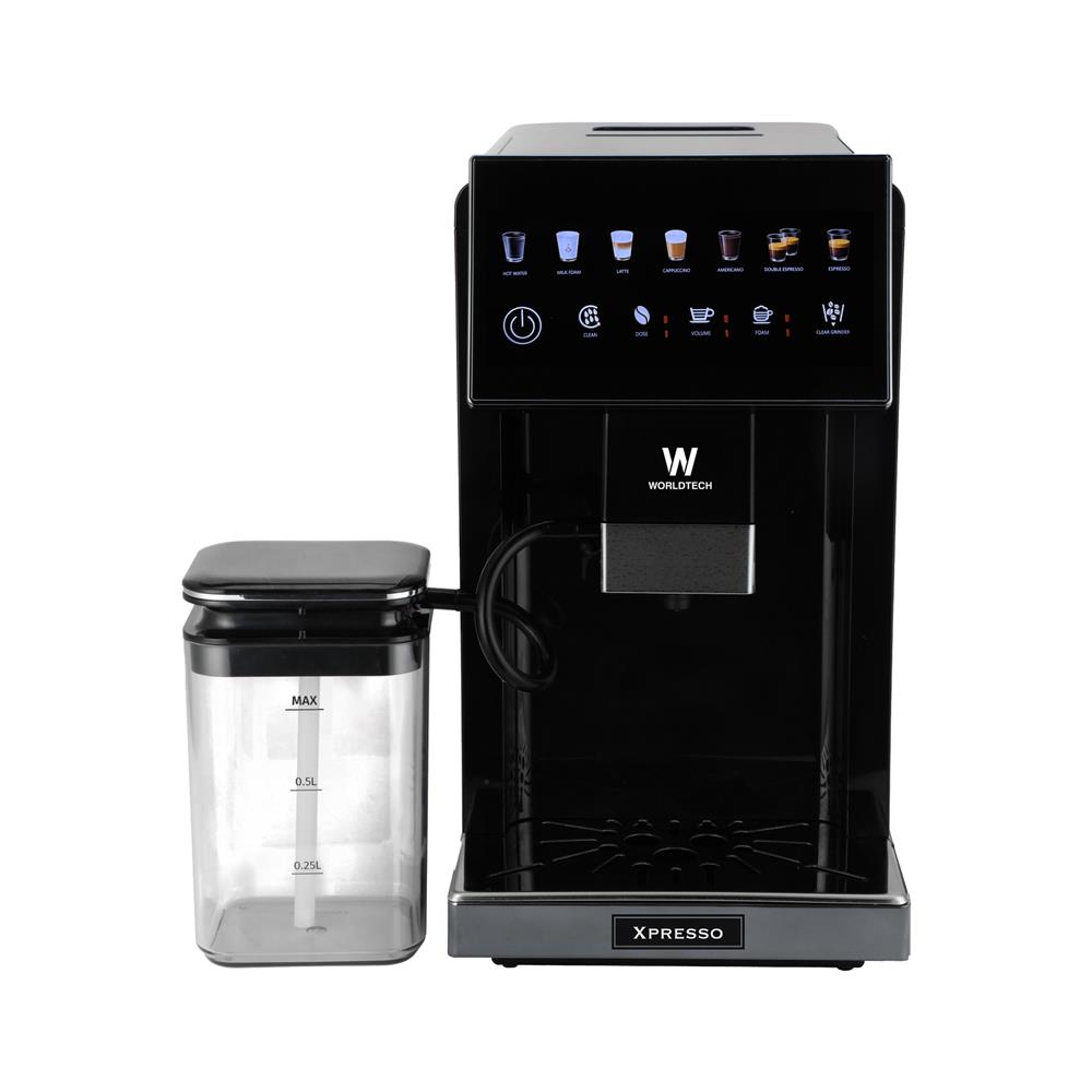 เครื่องชงกาแฟอัตโนมัติ WORLDTECH WT-CM501 สีดำ_1