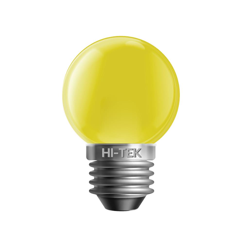 หลอด LED HI-TEK PING PONG 2.5 วัตต์ สีเหลือง E27