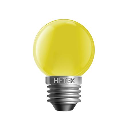 หลอด LED HI-TEK PING PONG 2.5 วัตต์ สีเหลือง E27_0