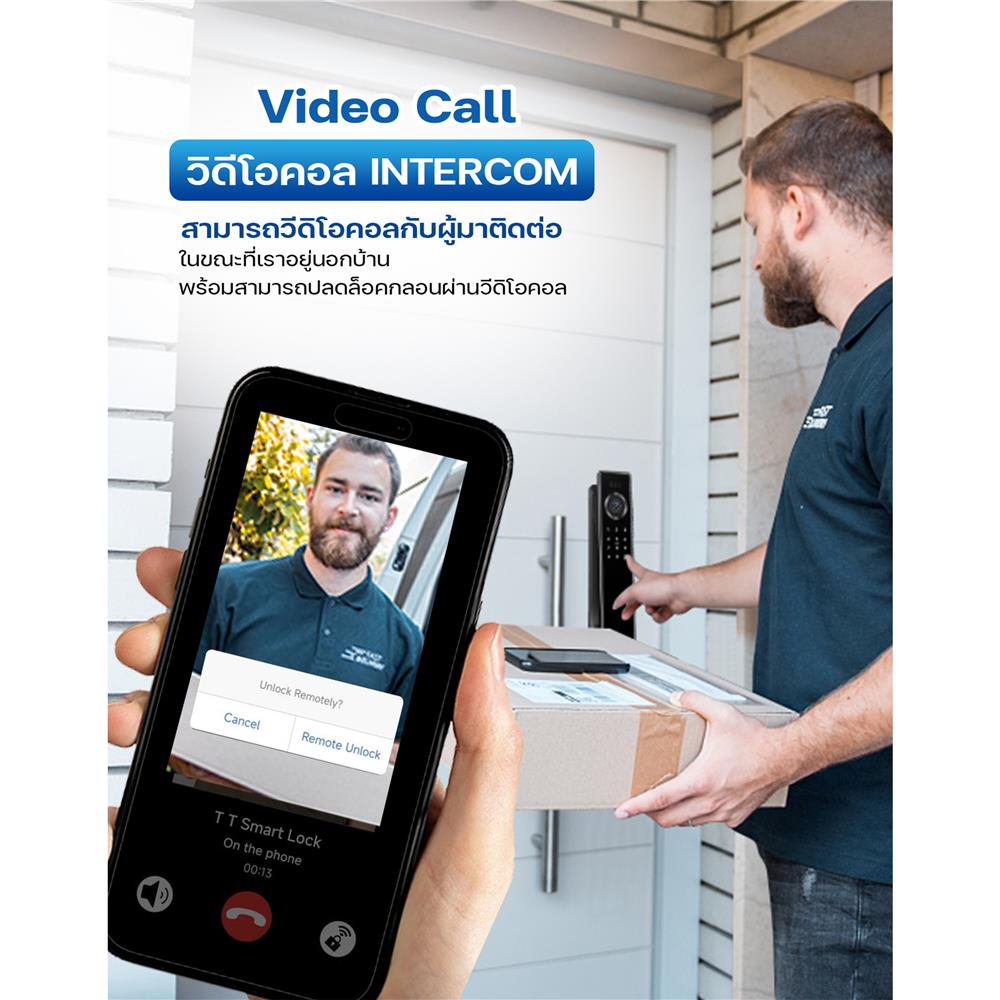 กลอนดิจิตอล ELH L600 สีดำ