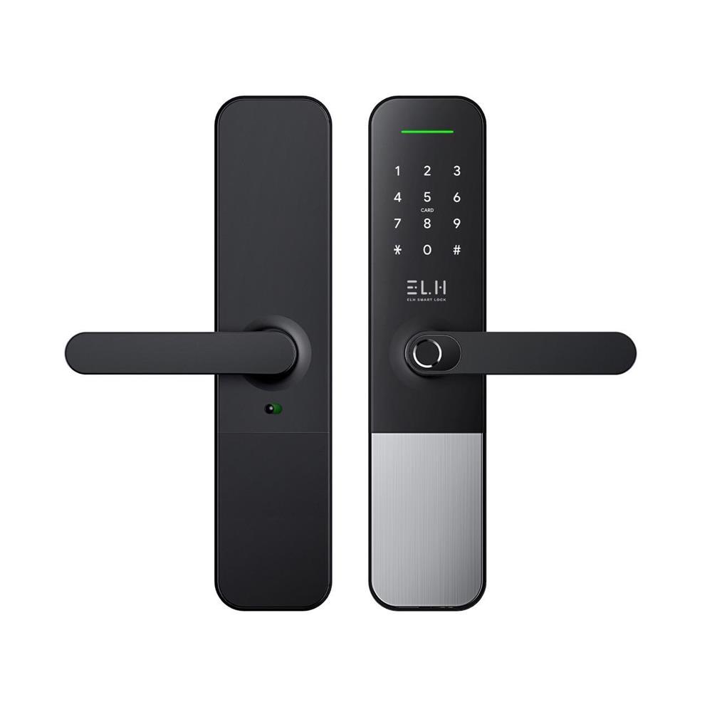 กลอนดิจิตอล ELH A300 สีดำ-เงิน