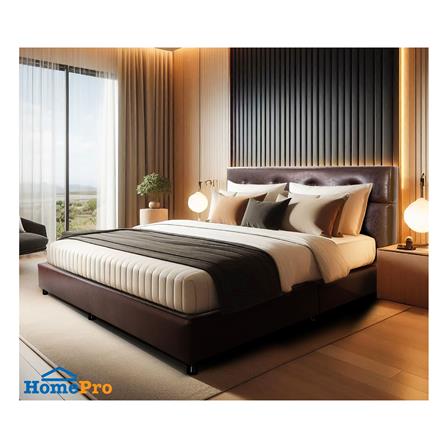 ฐานรองหัวเตียง 5 ฟุต SLUMBERLAND ROWANA สี BROWN_4