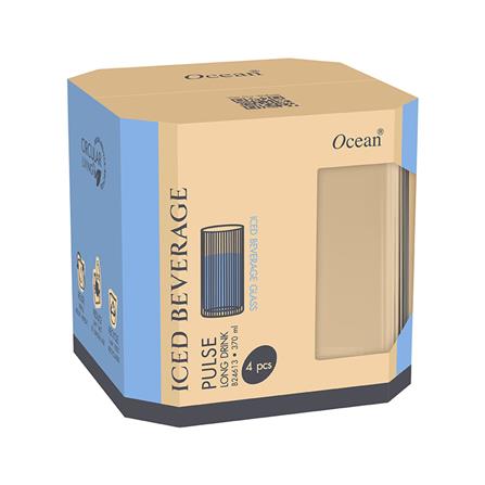 แก้วน้ำ 370 มล. OCEAN GLASS PULSE LONG DRINK แพ็ก 4 ใบ_2