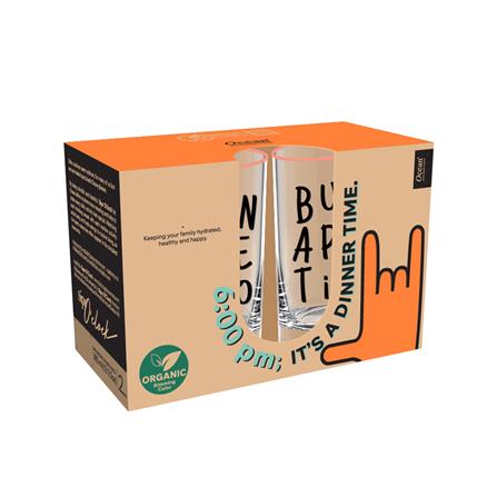 แก้วน้ำ 385 มล. OCEAN GLASS SIP O'CLOCK DAY PINK แพ็ก 2 ใบ_2