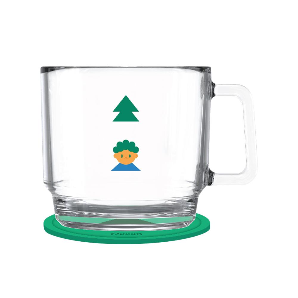 แก้วหู 485 มล. OCEAN GLASS FESTIVE OUTDOOR FUN สีเขียว