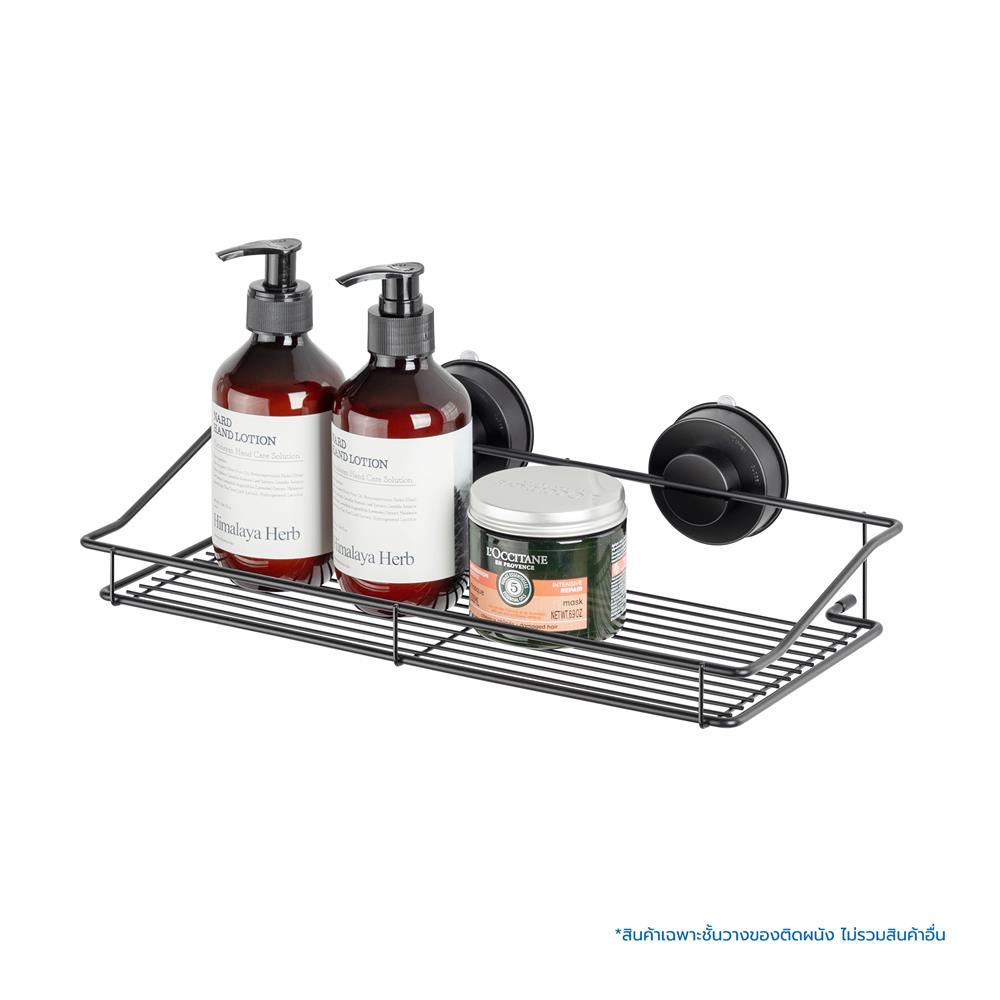 ชั้นวางของติดผนังใหญ่ 35 ซม. DEHUB สีดำ