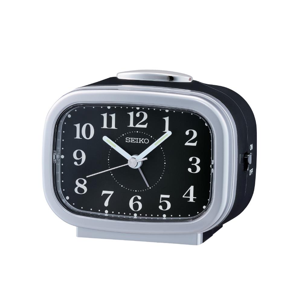 นาฬิกาปลุก SEIKO CLOCKS QHK060A 3.89X3.3 นิ้ว สีดำ_1