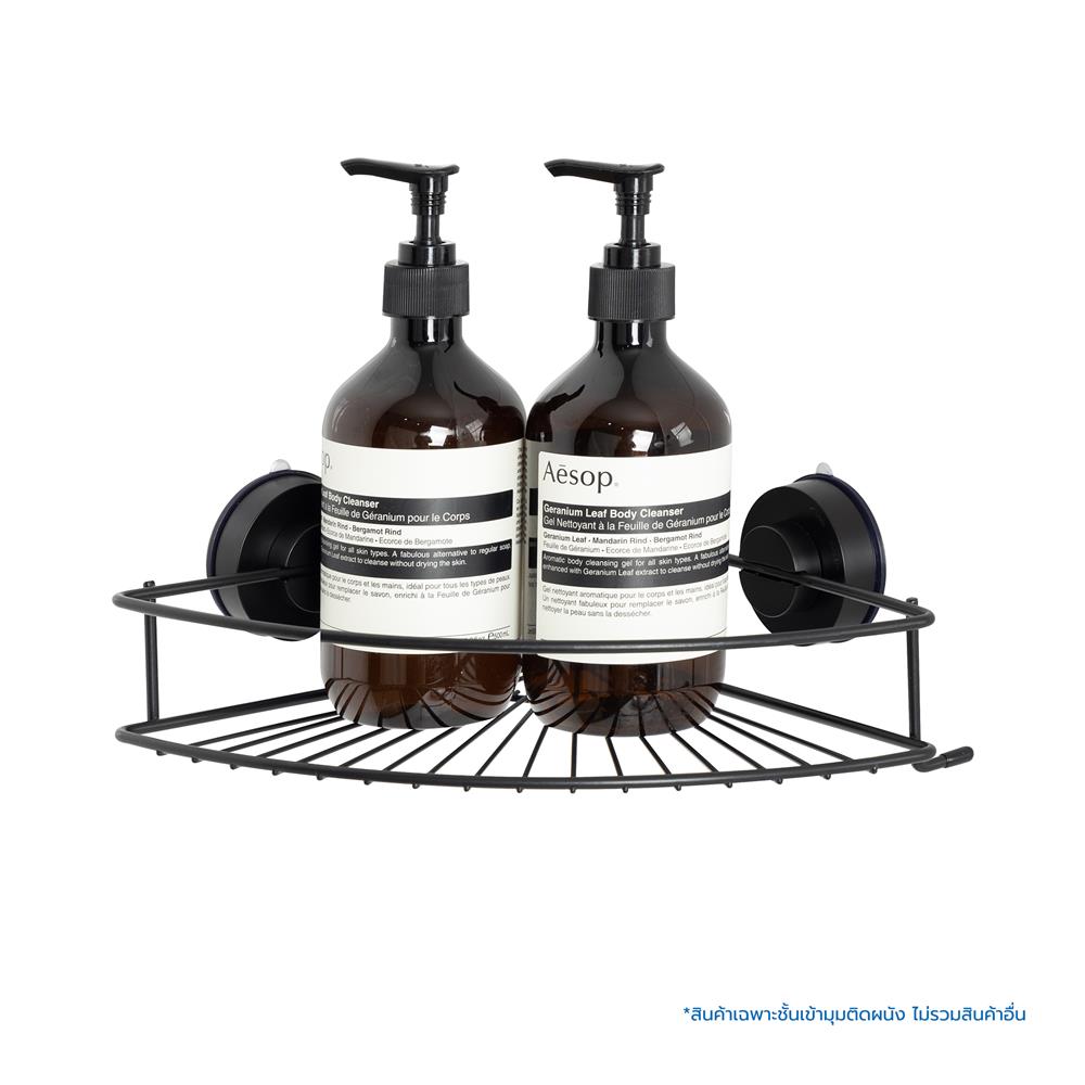 ชั้นเข้ามุมติดผนัง 22 ซม. DEHUB สีดำ