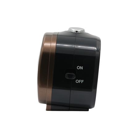 นาฬิกาปลุก SEIKO CLOCKS QHK060B 3.89X3.3 นิ้ว สีน้ำตาล_1