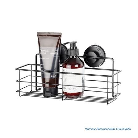 ชั้นวางขวดติดผนังแบบยาว 30 ซม. DEHUB สีดำ_2