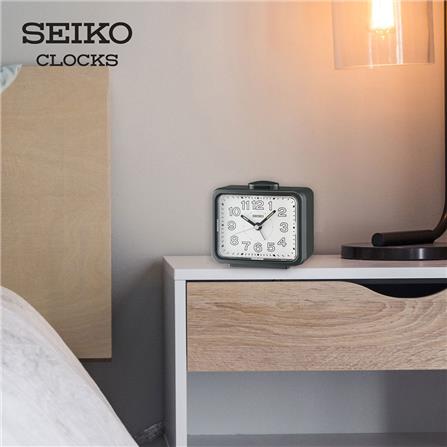 นาฬิกาปลุก SEIKO CLOCKS QHK061K 3.38X4.29 นิ้ว สีดำ_4