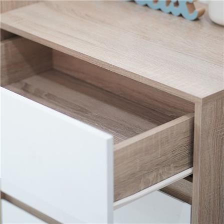 ตู้ลิ้นชัก 4 ลิ้นชัก LOOMS 19209903 60 ซม. สีโซลิดโอ๊ค/ขาว_4