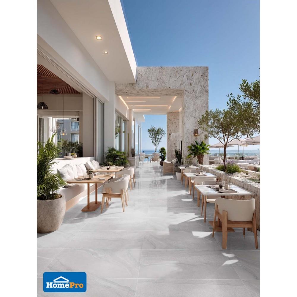 กระเบื้องพื้นพอร์ซเลน 60x120 ซม. COTTO อาร์มานี เทา PM 1.44 ตร.ม.