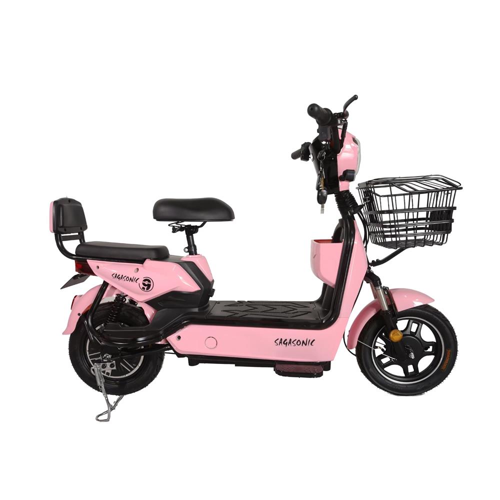 จักรยานไฟฟ้า SAGASONIC SA-J20 สีชมพู