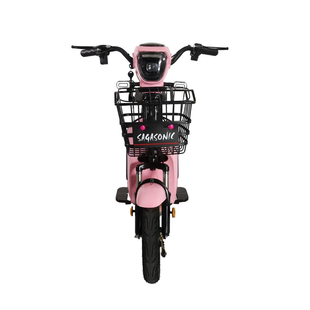 จักรยานไฟฟ้า SAGASONIC SA-J20 สีชมพู