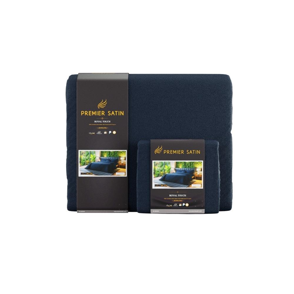 ชุดผ้าปูที่นอน 3.5 ฟุต 4 ชิ้น PREMIER SATIN ROYAL TOUCH SOLID SPC078