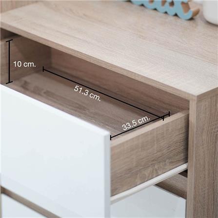 ตู้ลิ้นชัก 3 ลิ้นชัก LOOMS 19209781 60 ซม. สีขาว_4