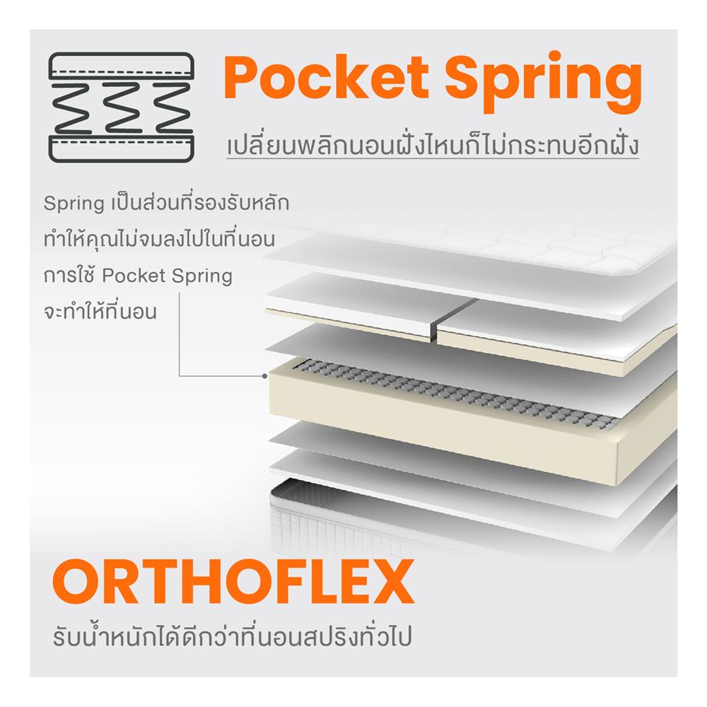 ที่นอน 6 ฟุต ERGOTREND ORTHOFLEX