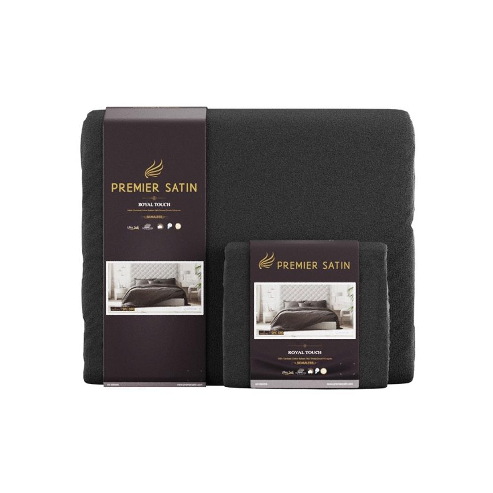 ชุดผ้าปูที่นอน 5 ฟุต 6 ชิ้น PREMIER SATIN ROYAL TOUCH SOLID SPC080